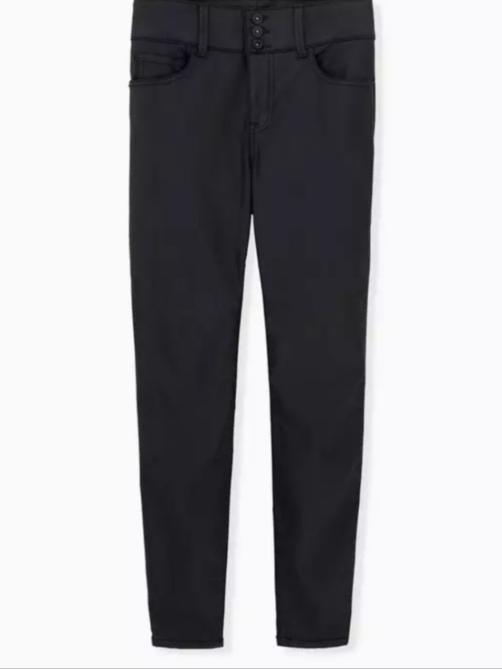 torrid Black Coated Skinny Jeans